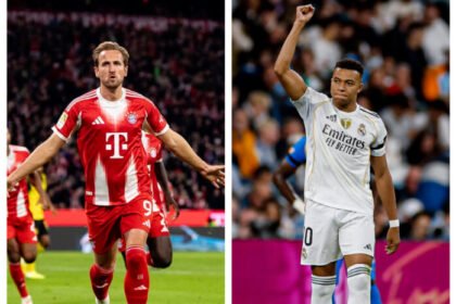 Top skor Liga Champions 2025/2026 dipimpin Harry Kane dan Kylian Mbappé, keduanya mencetak lima gol.