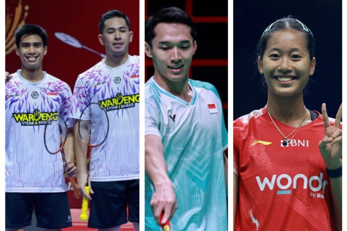 Jadwal Badminton Hari Ini: Final Hylo Open 2025, Peluang 3 Wakil Indonesia Borong Gelar 1 Tiga wakil Indonesia siap bertarung di Final Hylo Open 2025 dan berpeluang besar merebut tiga gelar juara.