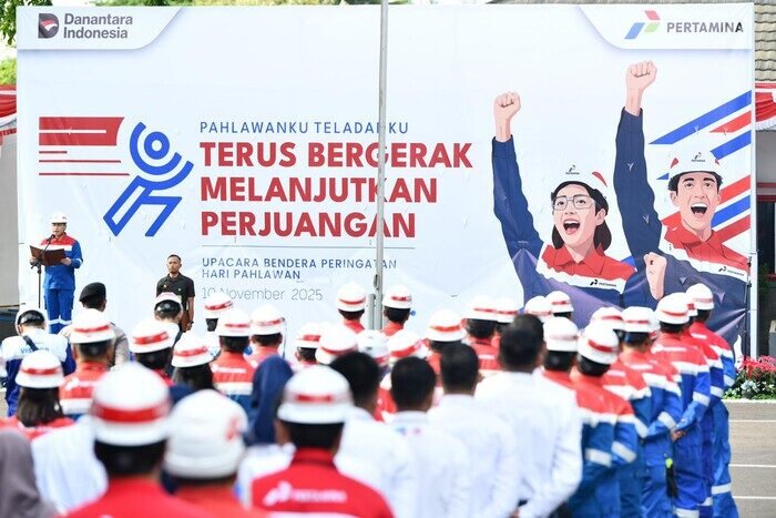 Dirut Pertamina Simon tegaskan semangat Hari Pahlawan sebagai inspirasi bagi Perwira Pertamina untuk menjadi pejuang energi berhati nurani yang melayani Indonesia tanpa lelah.