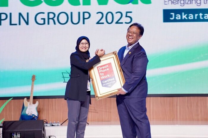 Transformasi Organisasi Berbuah Manis, PLN Raih Sertifikasi Great Place to Work 2025 2 Transformasi Organisasi Berbuah Manis, PLN Raih Sertifikasi Great Place to Work 2025