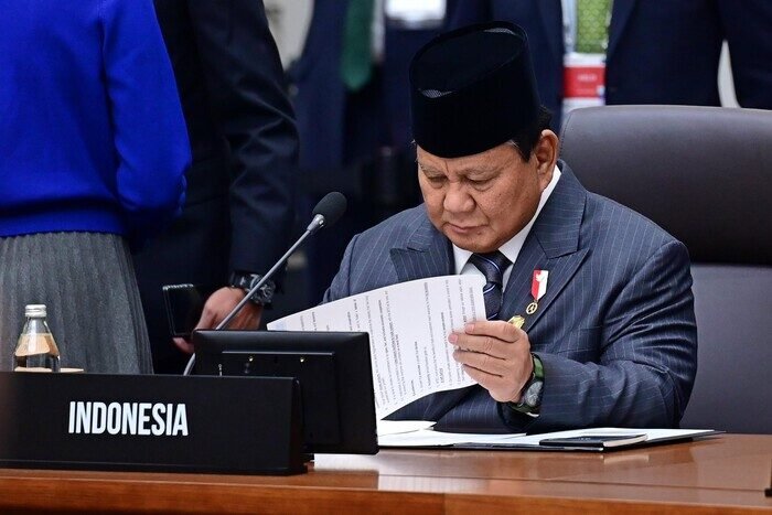 Prabowo Subianto menyerukan solidaritas dan kepercayaan Asia-Pasifik di KTT APEC 2025 Gyeongju, Korea Selatan.