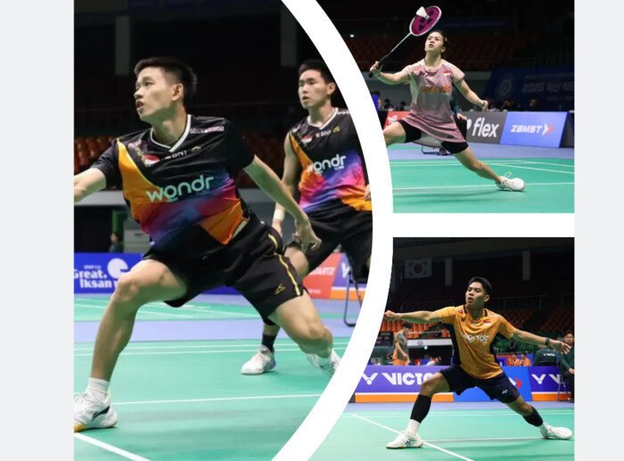 Jadwal Badminton Jumat 7 November 2025: Duel 3 Wakil RI di Babak Perempat Final Korea Masters 2025 1 Tiga wakil Indonesia siap menembus semifinal Korea Masters 2025 — Dhinda, Ubed, dan pasangan Raymond/Nikolaus membawa asa Merah Putih di Iksan.