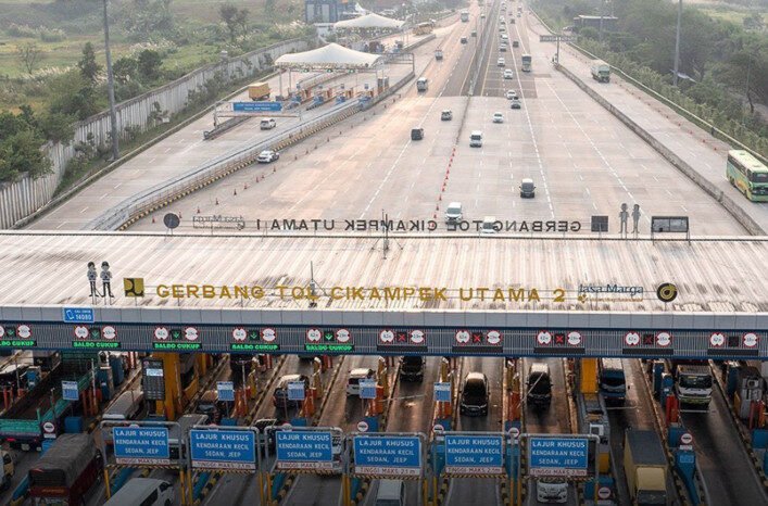 Potensi kepadatan di Tol Jakarta–Cikampek meningkat selama pekerjaan perbaikan dilakukan pada sejumlah titik utama.