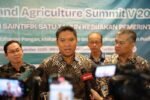 Wamentan Sudaryono memaparkan arah strategis transformasi pertanian Indonesia dalam Food Agriculture Summit ke-5 di Bogor.