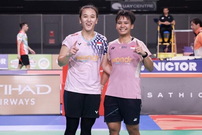 Febriana Dwipuji Kusuma dan Meilysa Trias Puspitasari melangkah ke final ganda putri Australia Open 2025 setelah menang tiga gim atas wakil Jepang.