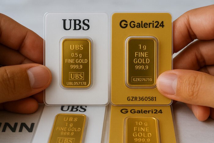 Harga emas UBS dan Galeri24 di Pegadaian hari ini stabil, menjadi sinyal tenangnya pasar logam mulia menjelang pekan perdagangan baru.