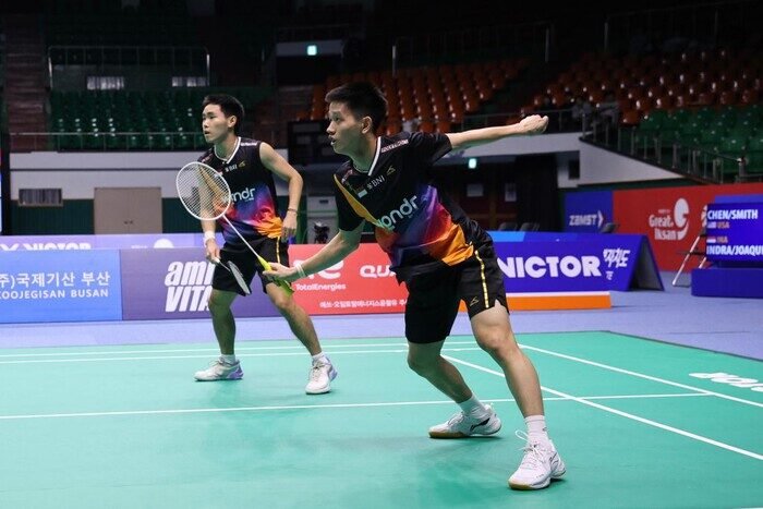 Raymond/Nikolaus siap bertarung di final Korea Masters 2025 setelah menaklukkan pasangan AS di semifinal.