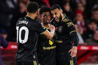 Gol dramatis Amad Diallo di menit ke-81 selamatkan Manchester United dari kekalahan di markas Nottingham Forest.