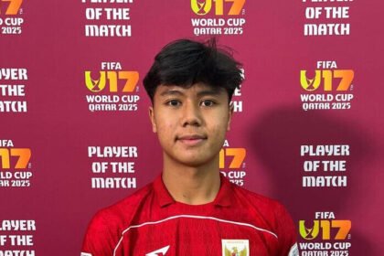 Nazriel Alfaro, gelandang muda Persib Bandung, tampil gemilang dan terpilih sebagai 'Player of the Match' saat Indonesia U-17 menaklukkan Honduras di Piala Dunia U-17 2025 Qatar.
