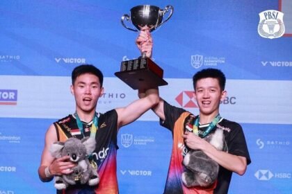 Ganda putra Indonesia Raymond Indra/Nikolaus Joaquin targetkan banyak gelar setelah menjuarai BWF World Tour Super 500 Australian Open 2025.
