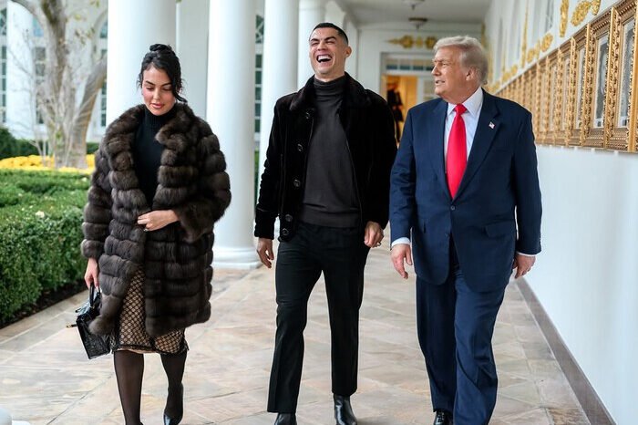 Ronaldo hadir dalam jamuan kehormatan Presiden Donald Trump untuk Pangeran Mohammed bin Salman di Gedung Putih.