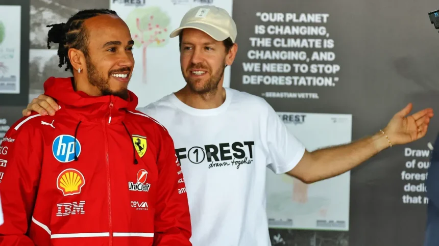 Nasihat Emas Vettel untuk Hamilton di Ferrari: “Bukan Mobil, Tapi Belajarlah Bahasa Italia!”