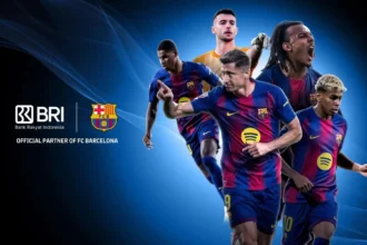 BRI Jadi Official Partner Barcelona di Indonesia