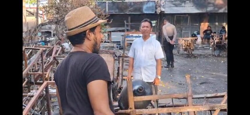 Polda Metro Jaya Beri Bantuan ke Pedagang di Kalibata Usai Aksi Pembakaran