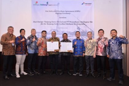 Wujudkan Diversifikasi Pasokan, PGN & Dart Energy Kerjasama Pemanfaatan CBM dari WK GMB Tanjung Enim