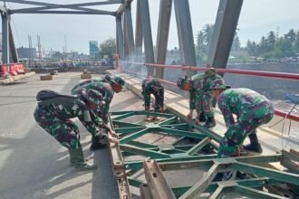 TNI AD Kebut 10 Jembatan Bailey di Aceh, Akses Terputus Mulai Terhubung Kembali