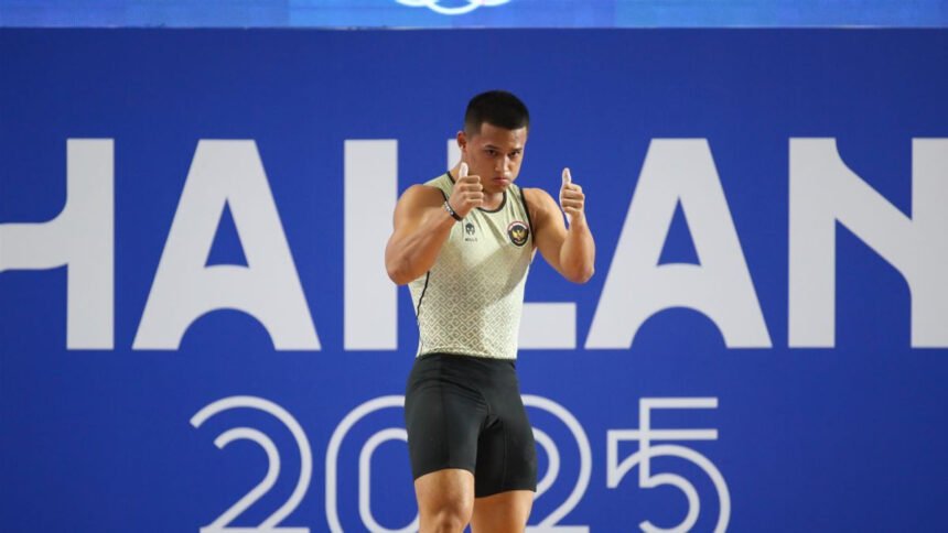 Rizki Juniansyah raih emas SEA Games 2025 (Dok. NOC Indonesia)