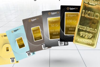 Harga emas Pegadaian hari ini Rabu, 17 Desember 2025, kompak turun untuk produk UBS dan Galeri24.