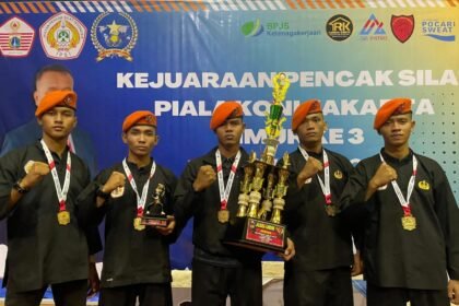 Korpasgat TNI AU Borong Lima Medali Emas di Kejuaraan Pencak Silat KONI Jakarta Timur