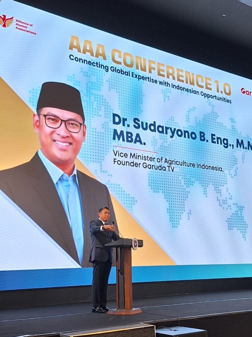 Wamentan Sudaryono Ajak Diaspora Bangun Negara : “Pulanglah karena Panggilan, Bukan karena Gaji”