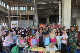 TNI–Mahasiswa Bersinergi Pulihkan Trauma Anak Korban Banjir Aceh