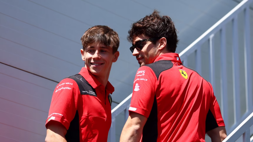 Balapan Bareng Kakaknya di Ferrari, Arthur Leclerc Gantikan Hamilton di FP1 Abu Dhabi