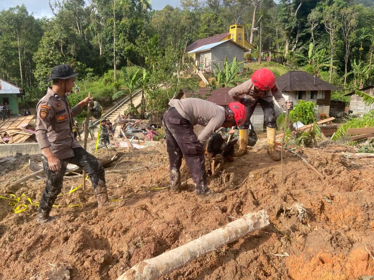 Anjing Pelacak K-9 Polri Temukan Dua Titik Indikasi Jenazah Korban Bencana di Tapteng 12 Anjing Pelacak K-9 Polri Temukan Dua Titik Indikasi Jenazah Korban Bencana di Tapteng