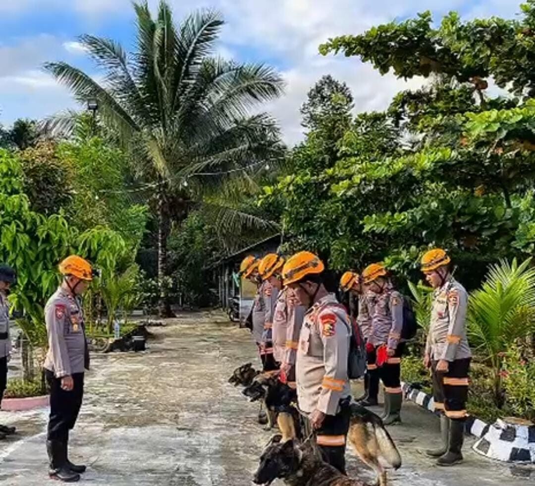 Anjing Pelacak K-9 Polri Temukan Dua Titik Indikasi Jenazah Korban Bencana di Tapteng 13 Anjing Pelacak K-9 Polri Temukan Dua Titik Indikasi Jenazah Korban Bencana di Tapteng
