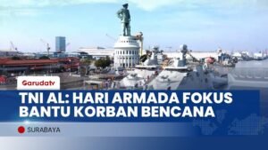 TAK ADA DEFILE ALUTSISTA! Hari Armada RI 2025 Fokus BANTU KORBAN BENCANA SUMATRA