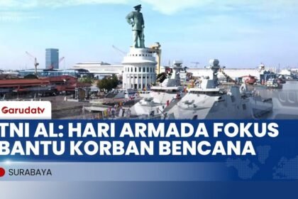 TAK ADA DEFILE ALUTSISTA! Hari Armada RI 2025 Fokus BANTU KORBAN BENCANA SUMATRA