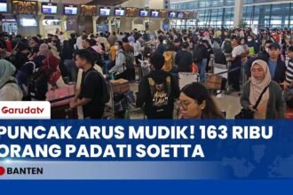 163 ribu penumpang padati Bandara Soetta menjelang libur Nataru