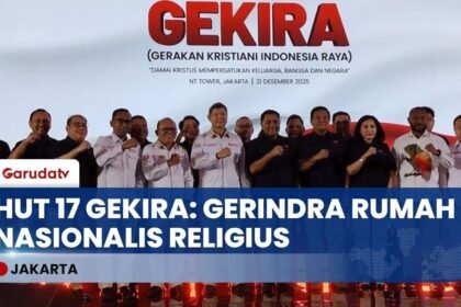 HUT Ke-17 Gekira: Gerindra Inklusif Untuk Semua Agama & Rencana Natal Nasional di Papua