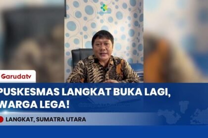 Akhirnya! Puskesmas Pantai Cermin Langkat Buka 24 Jam Lagi Usai Lumpuh Akibat Banjir