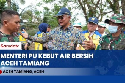 Atasi Krisis Air Pasca Bencana Menteri PU Dody Hanggodo Targetkan 48 Titik Sumur Bor di Aceh Tamiang