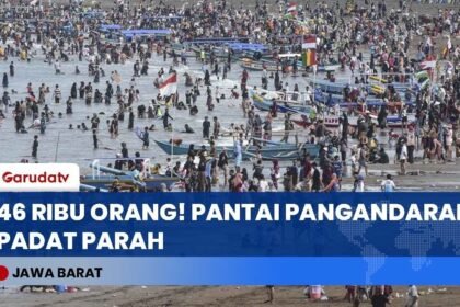 Pangandaran Pecah! 46 Ribu Wisatawan Serbu Pantai, PAD Tembus Rp42 Miliar di Libur Nataru