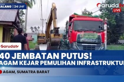 Agam Berbenah! 40 Jembatan Rusak Akibat Banjir Bandang, Pemkab Percepat Pasang Jembatan Bailey