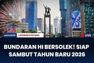 Bundaran HI Mulai Bersolek Penuh Lampu & Panggung Megah Jelang Tahun Baru 2026 I LAPORAN 8 PETANG