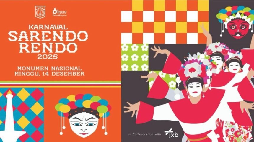 Parade Topeng Betawi 3 KM dan Ondel-Ondel Raksasa Siap Guncang Jakarta di Sarendo-Rendo 2025