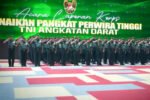 Kenaikan pangkat 80 perwira tinggi TNI AD menjadi tonggak memperkuat kinerja dan kepemimpinan matra darat.