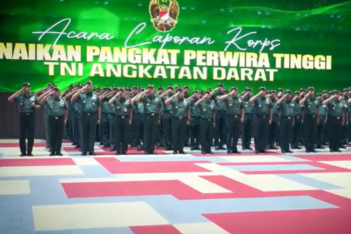 Kenaikan pangkat 80 perwira tinggi TNI AD menjadi tonggak memperkuat kinerja dan kepemimpinan matra darat.