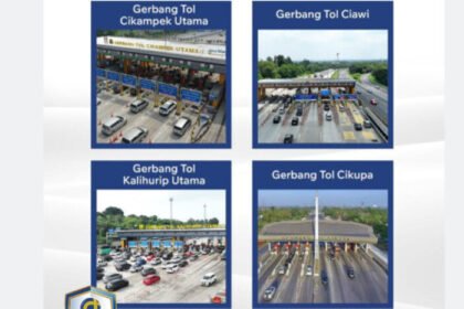 Arus kendaraan mulai meningkat sepekan jelang Natal 2025 dengan pergerakan keluar Jabotabek mencapai ratusan ribu unit.