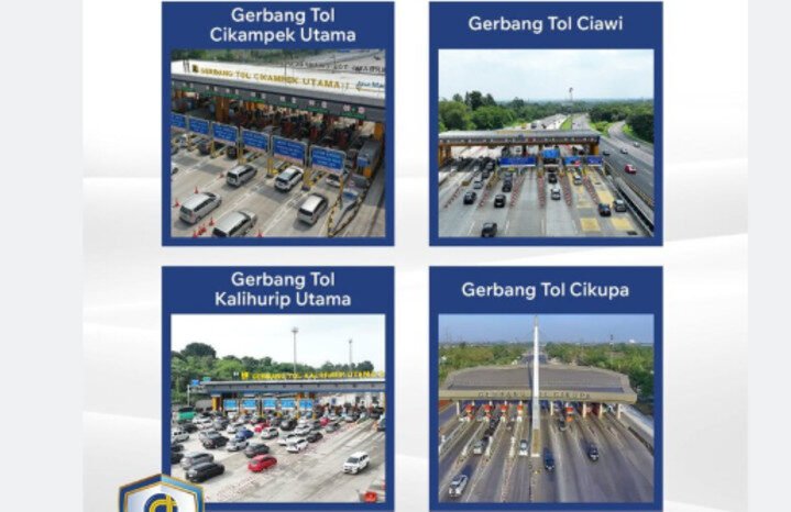 Arus kendaraan mulai meningkat sepekan jelang Natal 2025 dengan pergerakan keluar Jabotabek mencapai ratusan ribu unit.