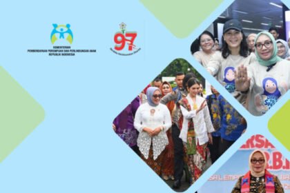 Logo resmi Hari Ibu ke-97 Tahun 2025 dirilis KemenPPPA sebagai simbol perjuangan dan kontribusi perempuan Indonesia.