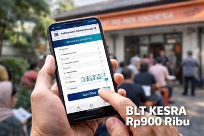 BLT Kesra Rp900 ribu akhir 2025 masih cair dan dapat dicek langsung melalui HP secara online.