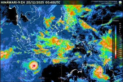 Prakiraan cuaca ibu kota provinsi se-Indonesia Sabtu, 20 Desember 2025 menunjukkan dominasi hujan ringan hingga potensi petir di sejumlah wilayah.