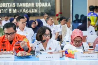BMKG memaparkan potensi cuaca ekstrem Sulawesi Selatan kepada Komisi V DPR RI dalam Kunker Reses jelang Natal 2025 dan Tahun Baru 2026.