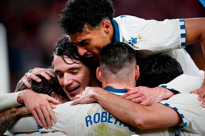 Espanyol mencetak comeback penting saat menundukkan Athletic Bilbao 2-1 di Stadion San Mames pada lanjutan La Liga Spanyol 2025/2026.