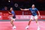 Ganda putra Indonesia Fajar Alfian/Muhammad Shohibul Fikri tampil sengit namun harus mengakui keunggulan Malaysia di BWF World Tour Finals 2025.