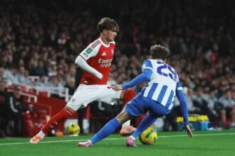 Max Dowman, pemain muda Arsenal yang tengah naik daun, mengalami cedera ligamen dan harus menepi selama dua bulan.