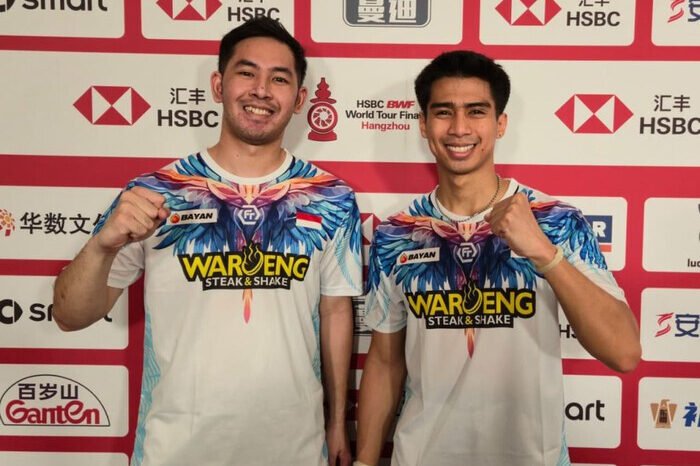 Sabar/Reza menatap laga penentuan grup BWF World Tour Finals 2025 dengan tekad tampil habis-habisan.